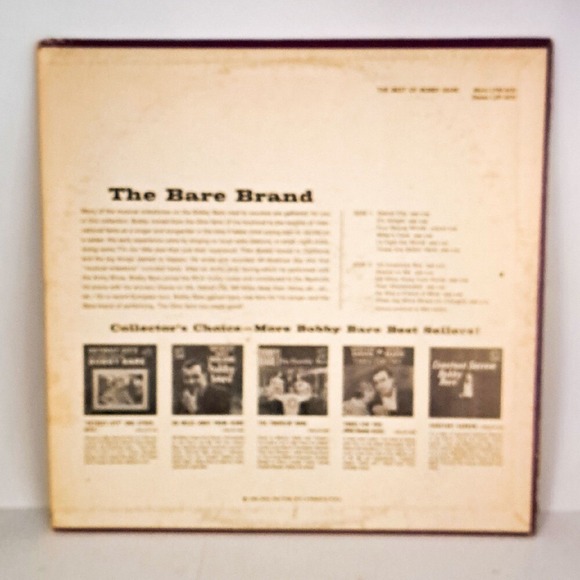 Bobby Bare - The Best Of - RCA Victor Record Vinyl‎ LP - Country Music - Picture 2 of 7
